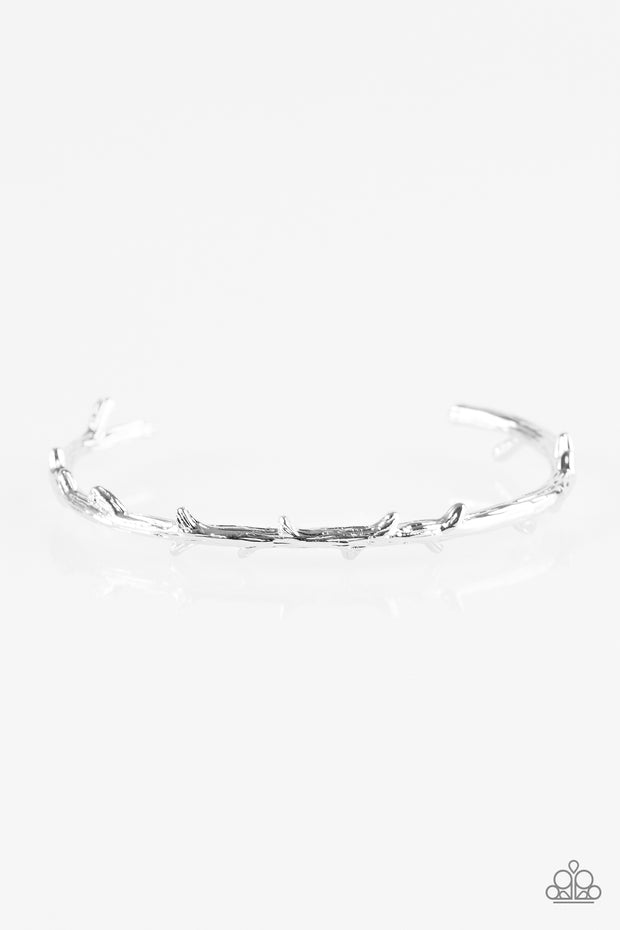 Paparazzi Easy As One, Two, Tree Silver Bracelet - Glitzygals5dollarbling Paparazzi Boutique 