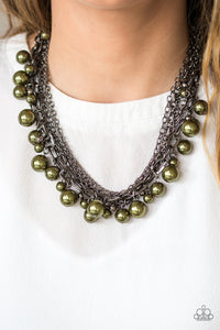 Paparazzi Shipwrecked Shimmer Green Necklace - Glitzygals5dollarbling Paparazzi Boutique 