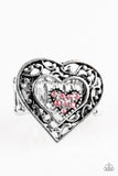 Paparazzi Find It In Your Heart Pink Heart Ring - Glitzygals5dollarbling Paparazzi Boutique 