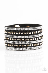 Paparazzi Victory Shine Black Urban Bracelet - Glitzygals5dollarbling Paparazzi Boutique 