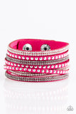 Paparazzi Victory Shine Pink Urban Bracelet - Glitzygals5dollarbling Paparazzi Boutique 