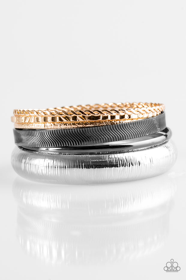 Paparazzi Standout Shimmer Multi Bracelet Bangles - Glitzygals5dollarbling Paparazzi Boutique 