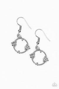 Paparazzi Double The Bubble Silver Earrings - Glitzygals5dollarbling Paparazzi Boutique 