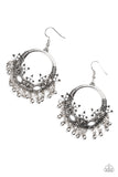 Paparazzi Musical Mantras White Earrings - Glitzygals5dollarbling Paparazzi Boutique 