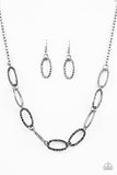 Paparazzi Legendary Lioness Black Necklace - Glitzygals5dollarbling Paparazzi Boutique 