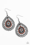 Paparazzi Sweet As Spring Orange Earrings - Glitzygals5dollarbling Paparazzi Boutique 