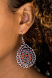 Paparazzi Sweet As Spring Orange Earrings - Glitzygals5dollarbling Paparazzi Boutique 