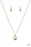 Paparazzi Paint The Town In Glitter Brass Necklace - Glitzygals5dollarbling Paparazzi Boutique 