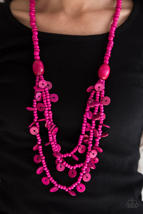 Paparazzi Safari Samba Pink Necklace - Glitzygals5dollarbling Paparazzi Boutique 
