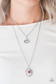 Paparazzi Desert Eagle Red Necklace - Glitzygals5dollarbling Paparazzi Boutique 