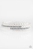 Paparazzi Luminous Luster White Infinity Bracelet - Glitzygals5dollarbling Paparazzi Boutique 