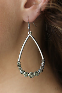 Paparazzi Dipped in Diamonds Silver Earrings - Glitzygals5dollarbling Paparazzi Boutique 