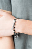 Pure Luxe Black Bracelet - Glitzygals5dollarbling Paparazzi Boutique 