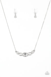 Paparazzi Cheers To Sparkle White Necklace - Glitzygals5dollarbling Paparazzi Boutique 