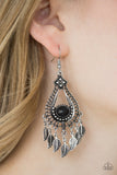 Paparazzi The FLIGHT of Your Life Black Earrings - Glitzygals5dollarbling Paparazzi Boutique 