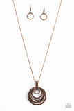 Paparazzi Rippling Relic Copper Necklace - Glitzygals5dollarbling Paparazzi Boutique 