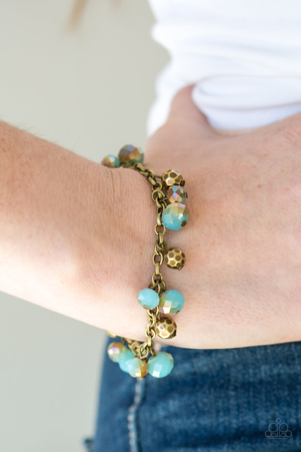 Brilliantly Burlesque Brass Paparazzi Bracelet - Glitzygals5dollarbling Paparazzi Boutique 