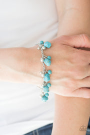 Mountain Mamba Blue Bracelet - Glitzygals5dollarbling Paparazzi Boutique 