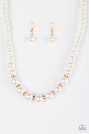 Paparazzi Showtime Shimmer White Necklace - Glitzygals5dollarbling Paparazzi Boutique 