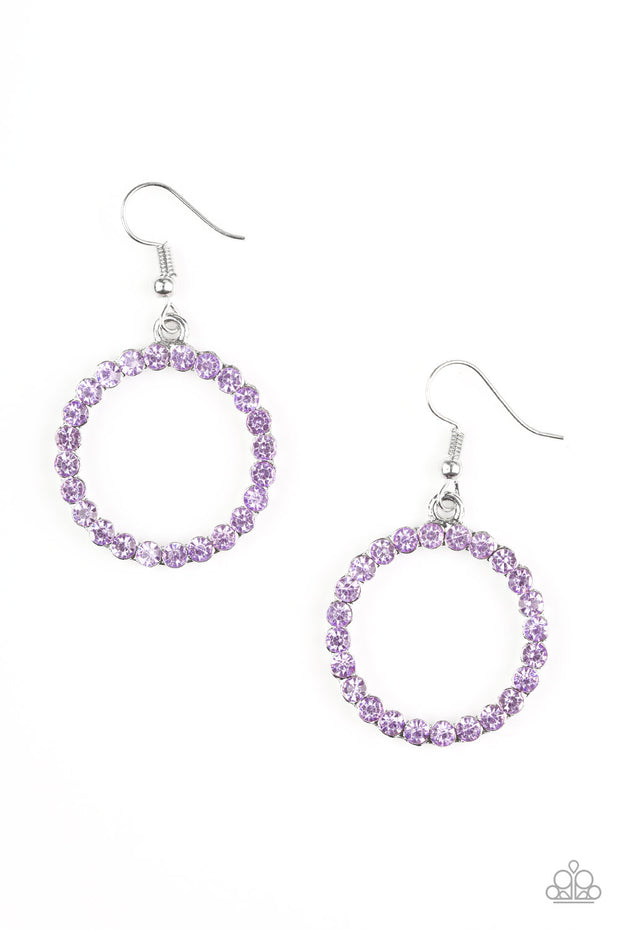 Paparazzi Bubblicious Purple Earrings - Glitzygals5dollarbling Paparazzi Boutique 