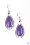Paparazzi Spring Splendor Purple Earrings - Glitzygals5dollarbling Paparazzi Boutique 