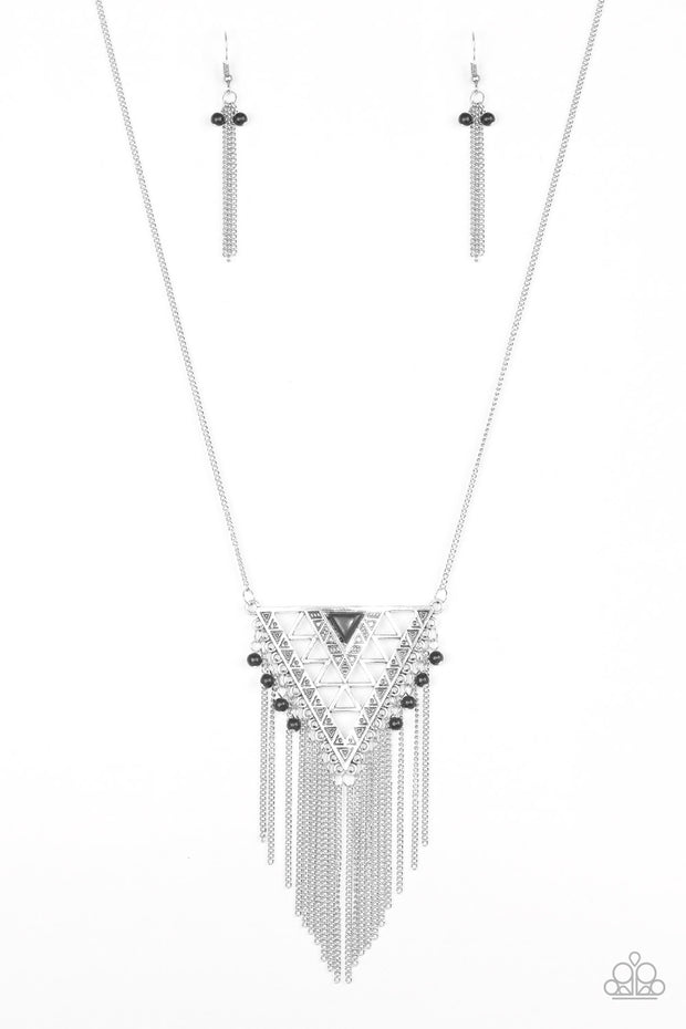 Paparazzi Colorfully Colossal Black Necklace - Glitzygals5dollarbling Paparazzi Boutique 