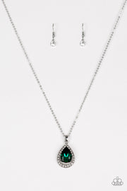 Paparazzi Because I'm Queen Green Necklace - Glitzygals5dollarbling Paparazzi Boutique 