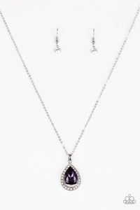 Because I'm Queen Purple Necklace - Glitzygals5dollarbling Paparazzi Boutique 