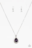 Because I'm Queen Purple Necklace - Glitzygals5dollarbling Paparazzi Boutique 
