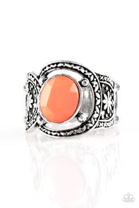 Paparazzi Vacation Vibes Orange Ring - Glitzygals5dollarbling Paparazzi Boutique 