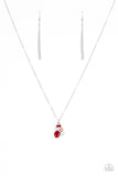 Paparazzi Time To Be Timeless Red Necklace - Glitzygals5dollarbling Paparazzi Boutique 