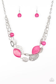 Paparazzi Second Nature Pink Necklace - Glitzygals5dollarbling Paparazzi Boutique 