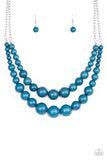 Paparazzi Full BEAD Ahead! Blue Necklace - Glitzygals5dollarbling Paparazzi Boutique 