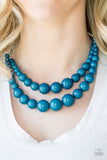 Paparazzi Full BEAD Ahead! Blue Necklace - Glitzygals5dollarbling Paparazzi Boutique 