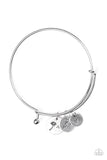 Dreamy Dandelions Silver Bracelet - Glitzygals5dollarbling Paparazzi Boutique 