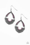 Paparazzi Royal Engagement Pink Earrings - Glitzygals5dollarbling Paparazzi Boutique 