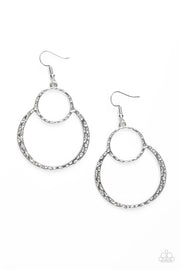 Paparazzi ZEN Out Of ZEN Silver Earring - Glitzygals5dollarbling Paparazzi Boutique 