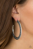 Paparazzi HAUTE Mama Silver Earrings - Glitzygals5dollarbling Paparazzi Boutique 