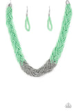Brazilian Brilliance Green Paparazzi Necklace - Glitzygals5dollarbling Paparazzi Boutique 