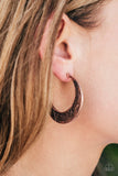 Sagebrush and Saddles Copper Hoop Earrings Fashion Fix Exclusive Paparazzi - Glitzygals5dollarbling Paparazzi Boutique 