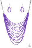 Bora Bombora Purple Necklace Paparazzi - Glitzygals5dollarbling Paparazzi Boutique 