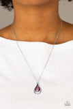 Paparazzi Just Drop It! Purple Necklace - Glitzygals5dollarbling Paparazzi Boutique 