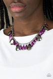 Hurricane Season Purple Necklace - Glitzygals5dollarbling Paparazzi Boutique 