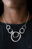 Paparazzi Progressively Vogue Silver Necklace - Glitzygals5dollarbling Paparazzi Boutique 