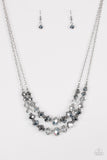 Paparazzi Strikingly Spellbinding Silver Necklace - Glitzygals5dollarbling Paparazzi Boutique 