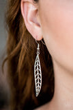 Paparazzi Feeling Feathery - Silver Earrings - Glitzygals5dollarbling Paparazzi Boutique 