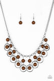 Really Rococo Brown Necklace - Glitzygals5dollarbling Paparazzi Boutique 