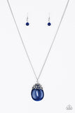 Nightcap and Gown Blue Moonstone Necklace - Glitzygals5dollarbling Paparazzi Boutique 