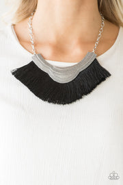 My PHARAOH Lady Black Necklace - Glitzygals5dollarbling Paparazzi Boutique 