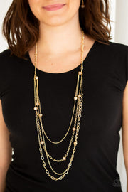 Paparazzi Glamour Grotto Gold Necklace - Glitzygals5dollarbling Paparazzi Boutique 